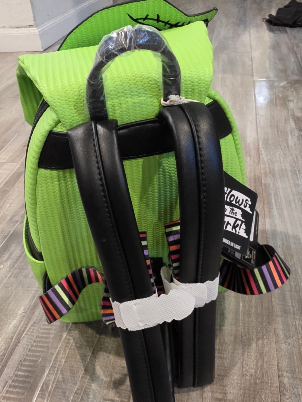 Disney Neon Green Oogie Boogie Mini Backpack - Picture 3 of 7
